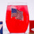 American Flag Jeweled Stemless Wine Glass