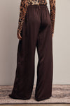 Satin Pleated Pants