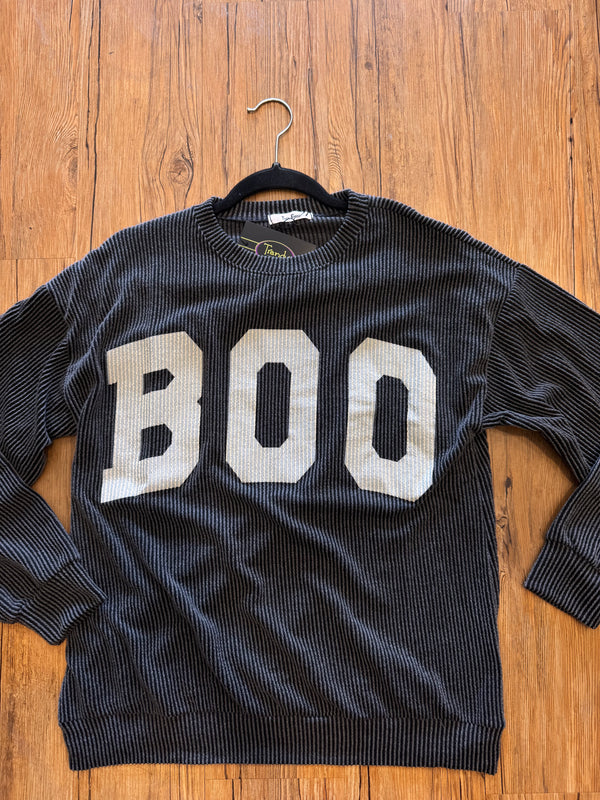 Boo Ribbed Tee