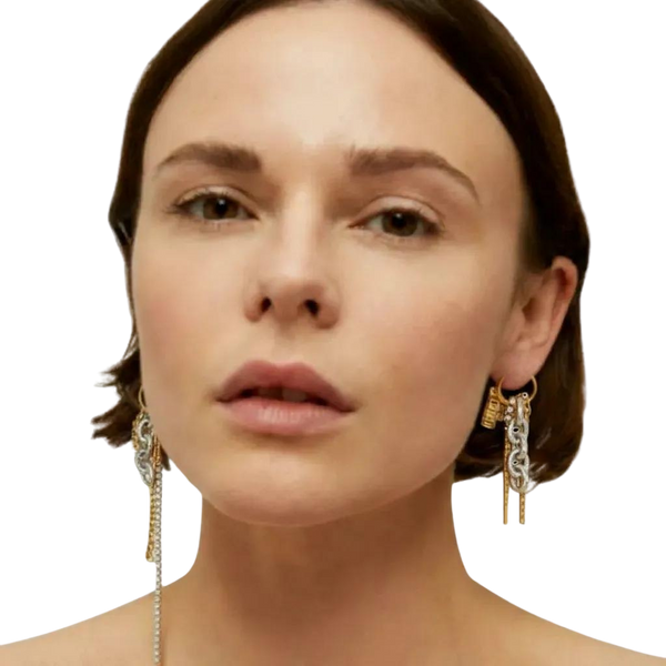 Stacked Hoop Messy Mix Earrings