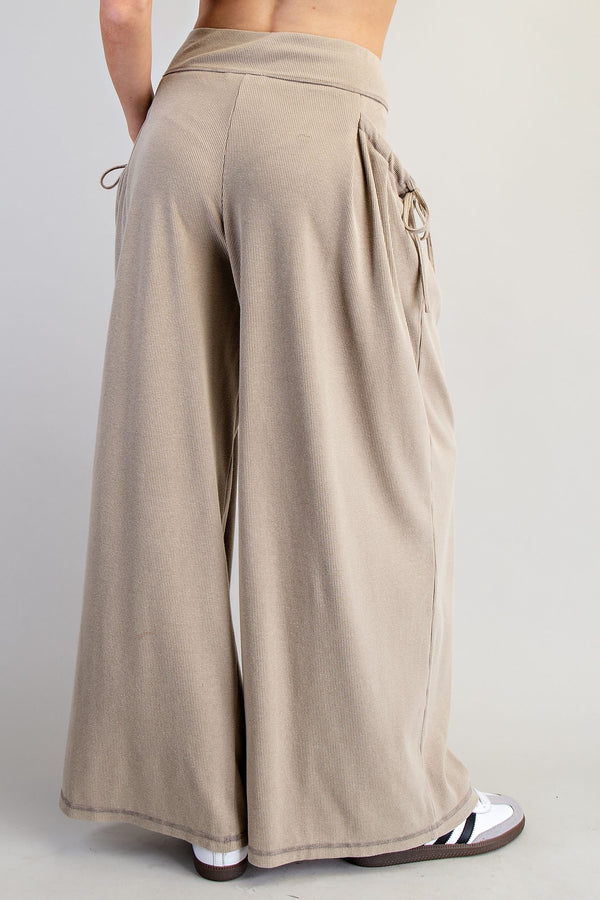 Foldover Waistband Pants