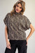 Leopard Dolman Top