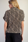 Leopard Dolman Top