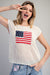 Stars & Stripes Open Knit Top