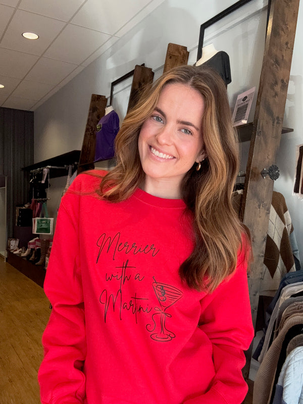 Martini Sweatshirt ~ A Trendy Original