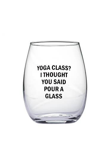 Yoga Class Glass