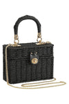 Wicker Box Bag