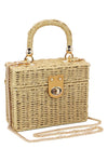 Wicker Box Bag