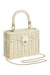 Wicker Box Bag