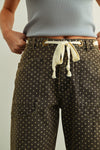 Polka Dot Barrel Jeans