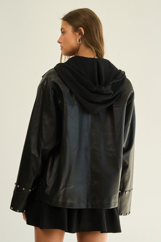 Studded Leather Jacket