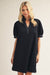 Puff Sleeve Shift Dress