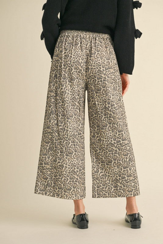 Leopard Crop Pants