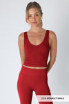V/Scoop Reversible Crop