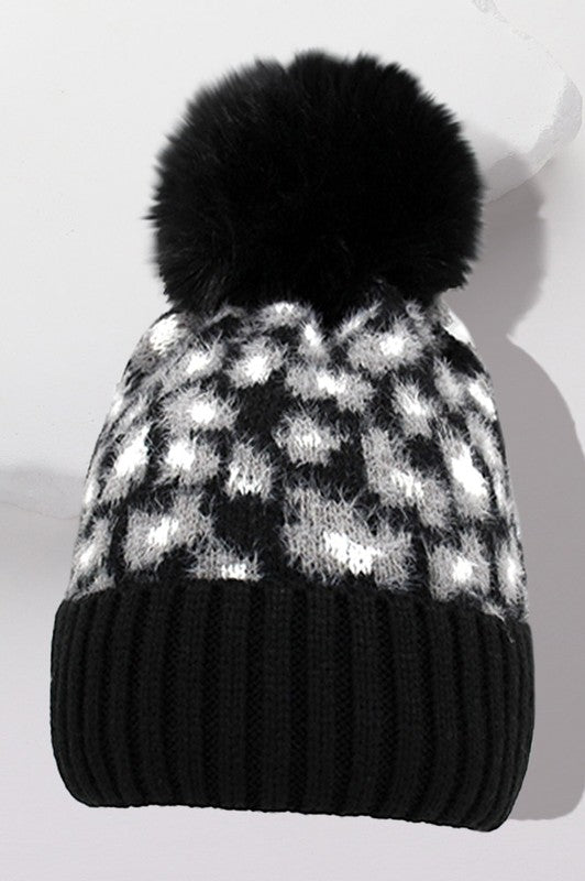Leopard Beanie Hat