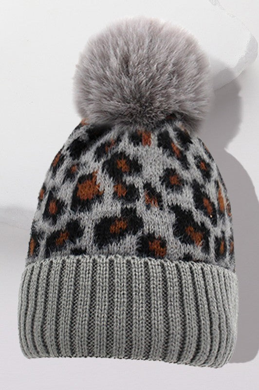 Leopard Beanie Hat