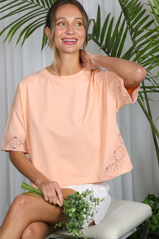Lace Detail Top