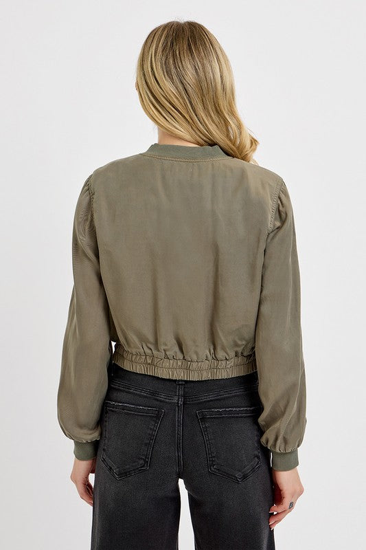 Tencel Bomber Jacket