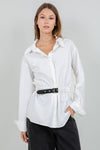Poplin Belted Button Down