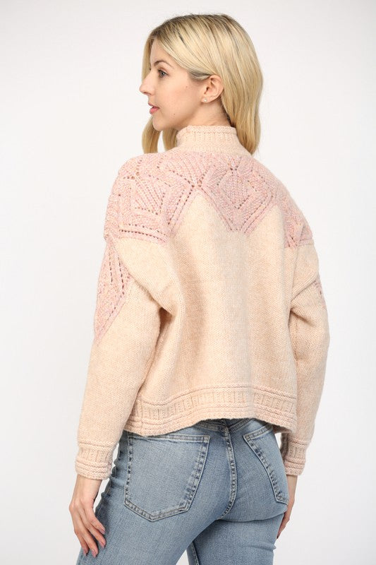Yoke Detail Sweater