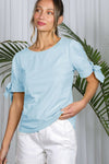 Bow Sleeve Top