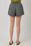 Frayed Drawstring Shorts