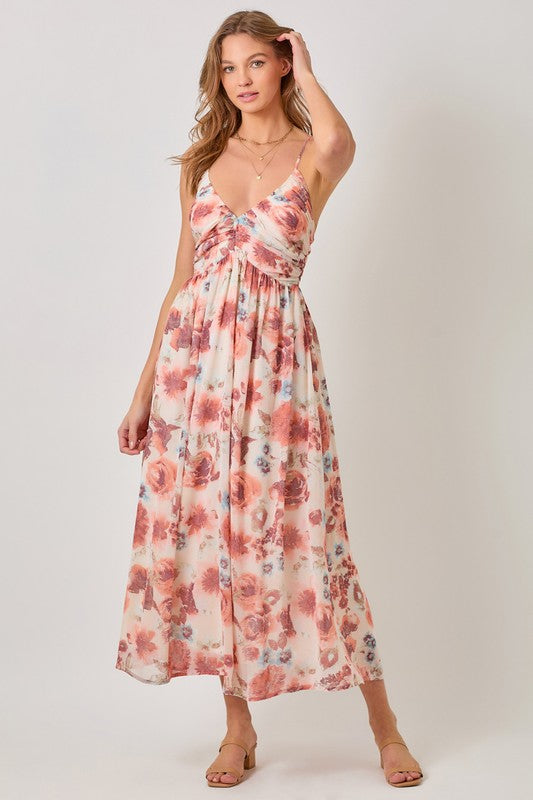 criss cross back maxi dress Olive Maxi Dress With Criss Cross Back