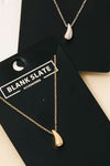 Dainty Tear Pendant Necklace