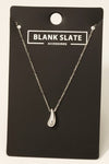 Dainty Tear Pendant Necklace