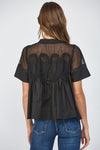 Noir Babydoll Top