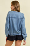 Denim Bomber