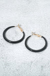 Resin Hoop Earrings