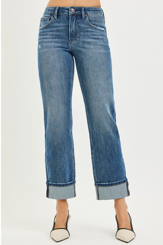 Slouchy Straight Jeans