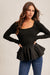 Bubble Peplum Top