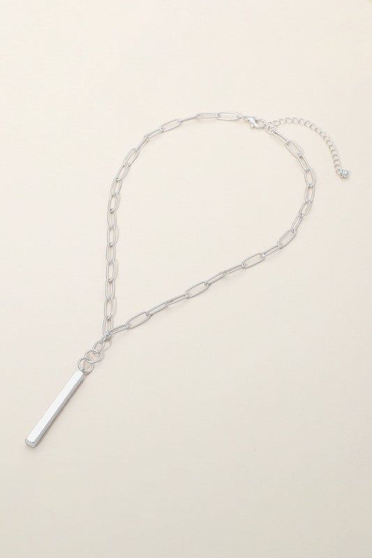 Matte Bar Necklace