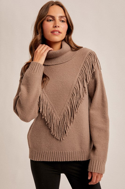 Fringe Detail Sweater