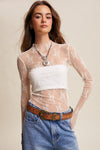 Sheer Lace Top