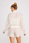 Sheer Jacquard Jacket