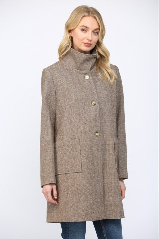 High Collar Coat