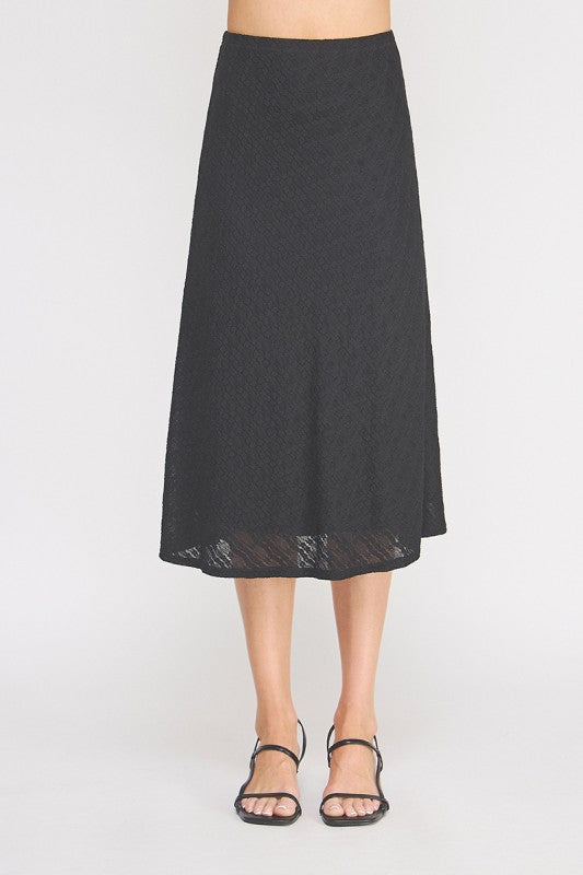Jacquard Midi Skirt