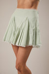 Lace Trim Skort