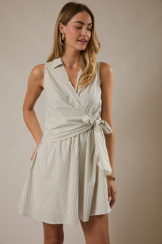 collared mini dress Haddie M / Natural or that in Plus Size - Nightfall Collared