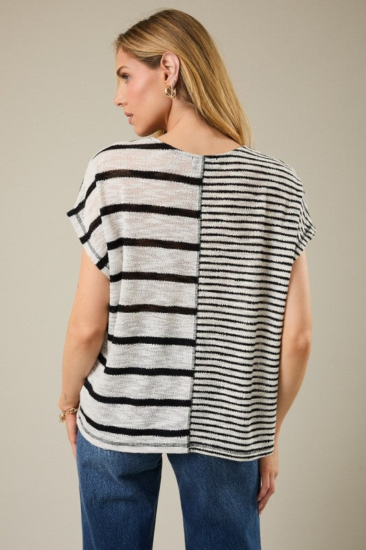 Pocket Stripe Top