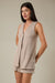 V-neck Sleeveless Tunic Top