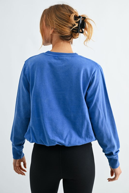 Bubble Hem Pullover