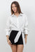 Tie Accent Poplin Shirt