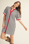 Striped Shift Dress