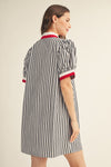 Striped Shift Dress