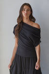 Off Shoulder Drape Top