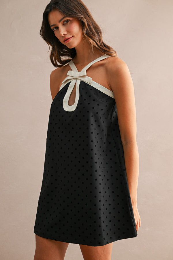 Bow Trim Dress